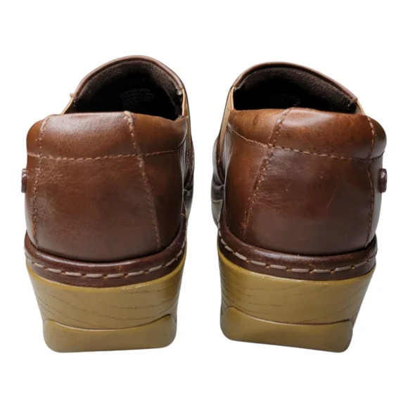 Klogs Footwear Naples Cashew Full Grain Leather Slip-Ons, size 7.5 - Picture 3 of 5